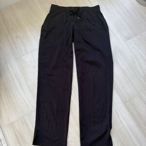 Ava Therese Scrub Pants Women’s Size M Black Elastic Drawstring Pockets